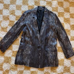 All Saints Snake Patterned Blazer